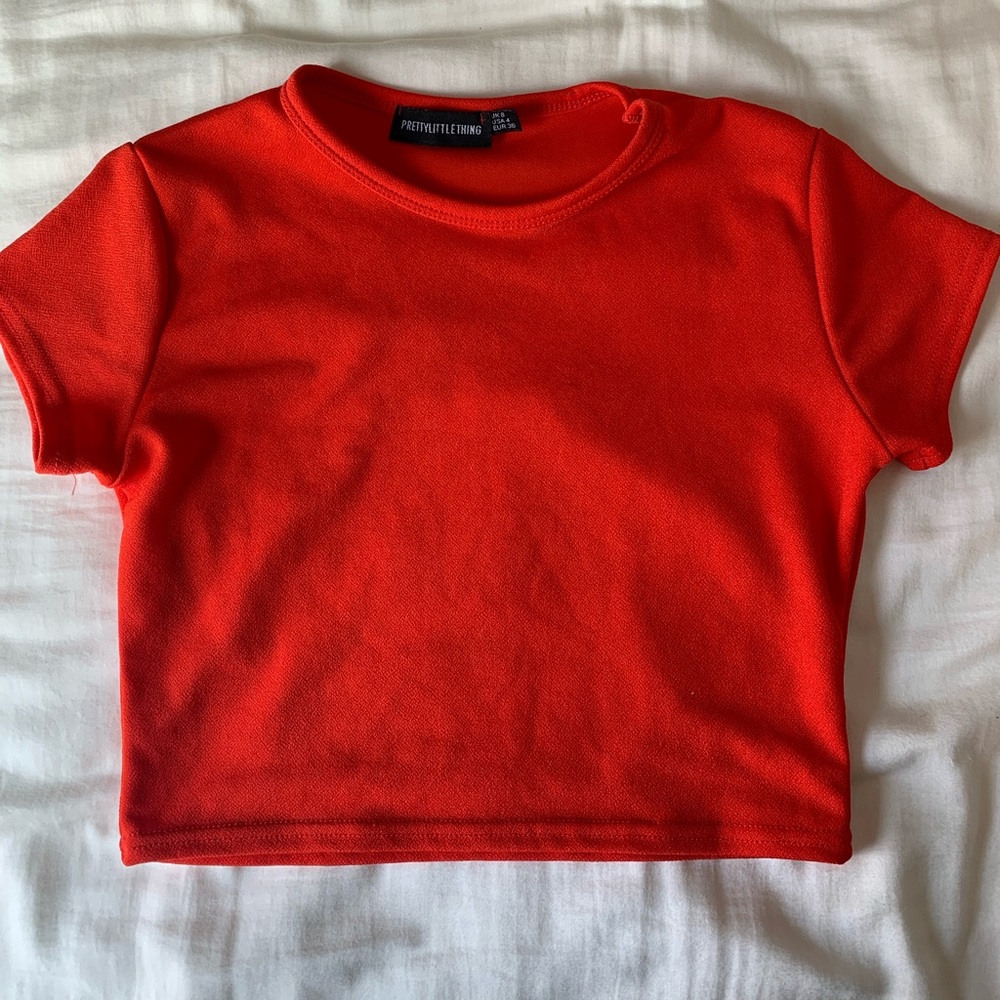 Two Pretty Little Thing Red Tops